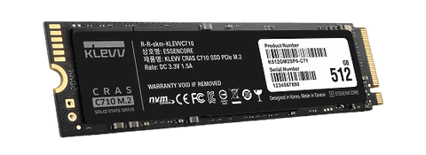 SSD 512GB M.2 PCIe Gen3x4 - KLEVV C710