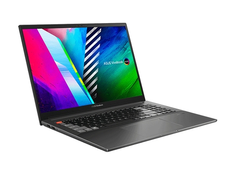 Laptop Asus Vivobook Pro 16X OLED M7600QC L2135W - cổng kết nối trái