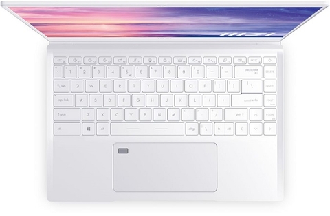 Laptop MSI Prestige 14 white - bàn phím