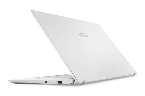 Laptop MSI Prestige 14 white - tản nhiệt phải