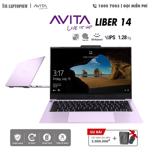 Laptopnew - AVITA LIBER 14 NS14A8VNR571-FLB khuyến mãi quà tặng