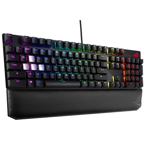 Keyboard Asus ROG Strix Scope Deluxe Red bên trái