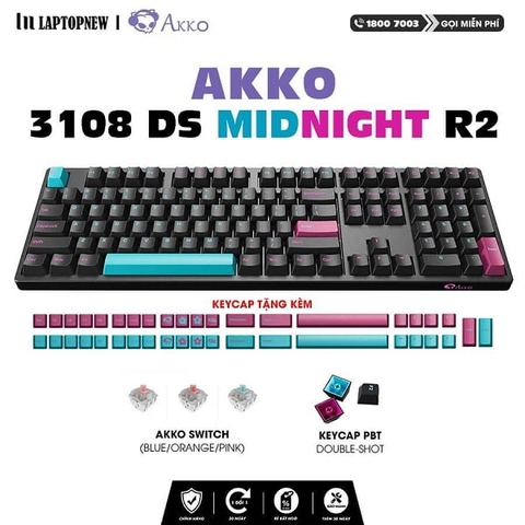 Keyboard AKKO 3108 DS Midnight R2 - AKKO