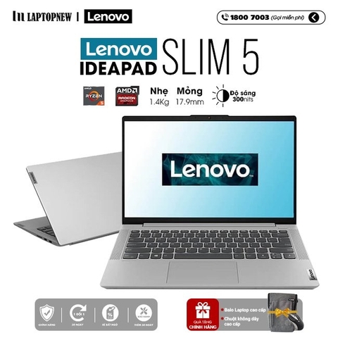 Laptop Lenovo Ideapad Slim 5 14ALC05 82LM004GVN khuyến mãi quà tặng