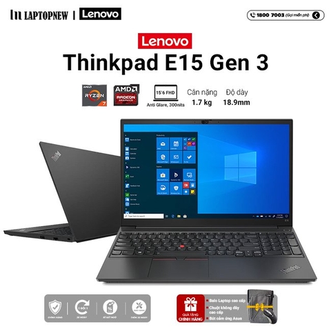 Laptop Lenovo Thinkpad E15 20YG005YVN khuyến mãi quà tặng