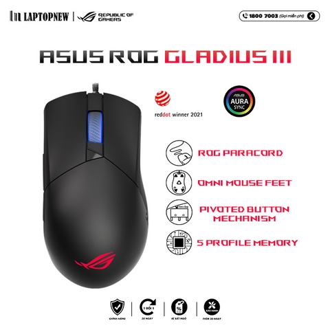 Mouse - Asus ROG Gladius III