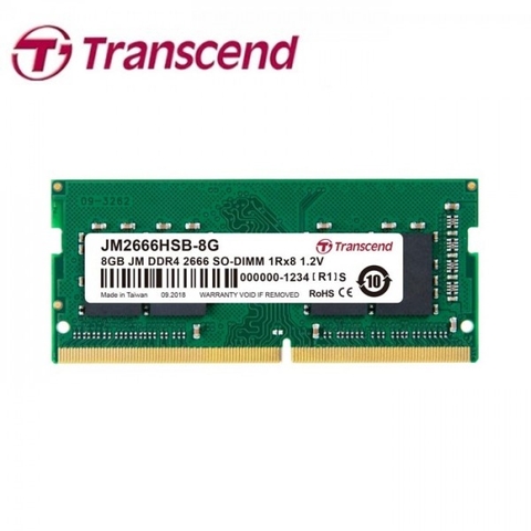 RAM 8GB DDR4 2666MHz For Laptop - Transcend