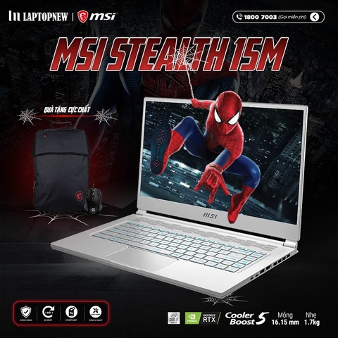 Laptop MSI Stealth 15M A11SDK 060VN