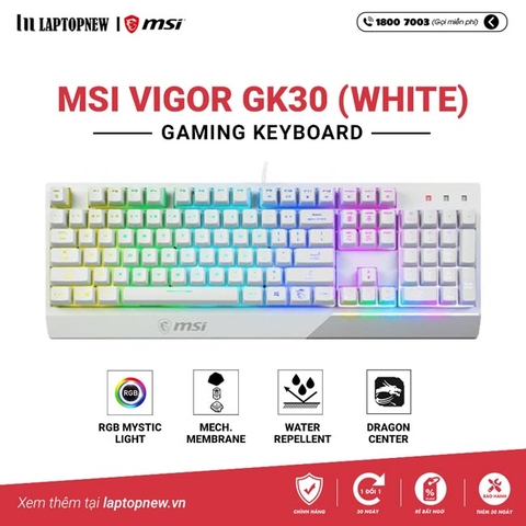 Keyboard MSI Vigor GK30 US