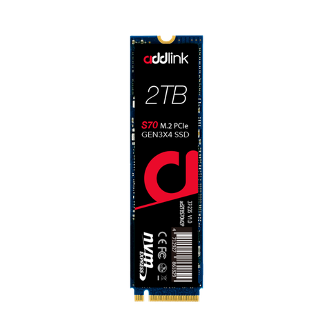 SSD 2TB M.2 PCIe Gen 3x4 - ADDLINK S70