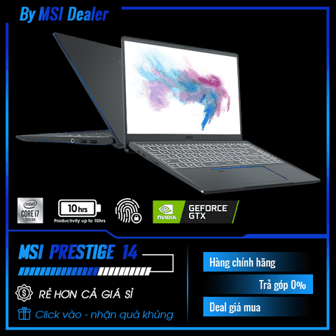 Laptop MSI Prestige 14 A10RB 028VN