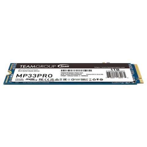 SSD 1TB M.2 PCIe Gen3x4 - TeamGroup MP33 Pro - 2