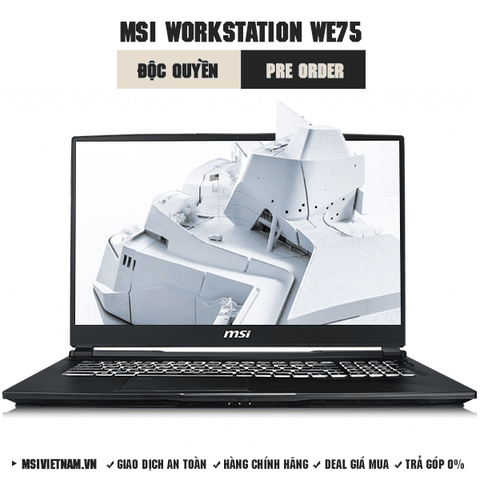 Laptop Workstation MSI WE75 9TK