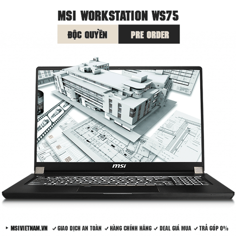 Laptop Workstation MSI WS75 9TL