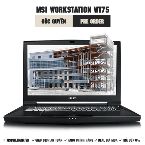 Laptop Workstation MSI WT75 8SL