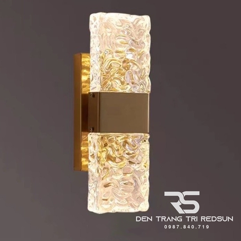Đèn Tường Trang Trí Phòng Khách, Phòng Ngủ, Cầu Thang Phong Cách Bắc Âu Chất Liệu Pha Lê DT-1024