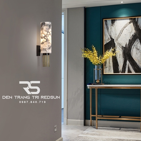 Đèn Tường Đá Cẩm Thạch Hiện Đại Trang Trí Phòng Khách, Phòng Ngủ, Cầu Thang Phong Cách Bắc Âu DT-130