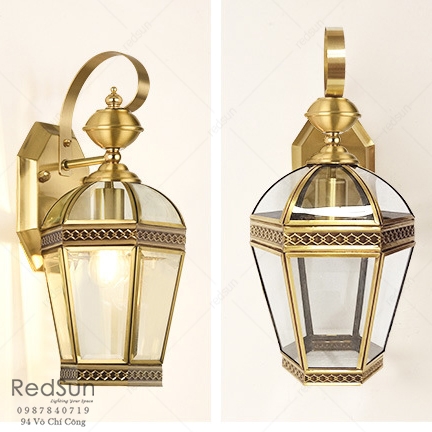 Đèn Tường Chùa Đồng Lắp Ngoài Trời DT-C6018