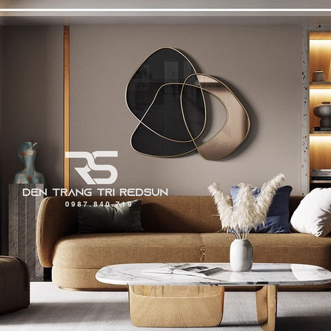 Gương Treo Tường Nghệ Thuật Trang Trí Phòng Khách, Phòng Ăn, Hành Lang Phong Cách Bắc Âu GDC-011