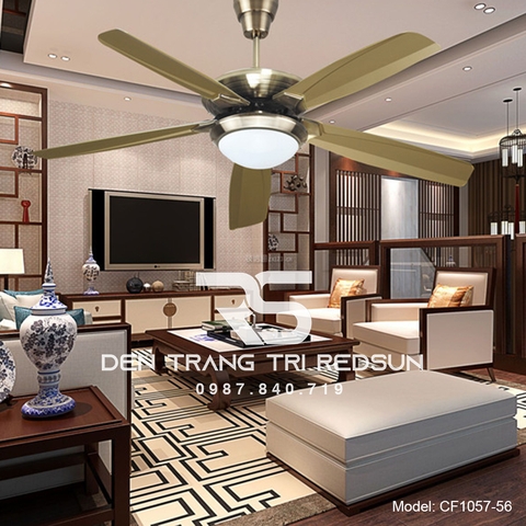 Quạt Trần Đèn Trang Trí Phòng Khách, Phòng Ngủ - CF1057-56