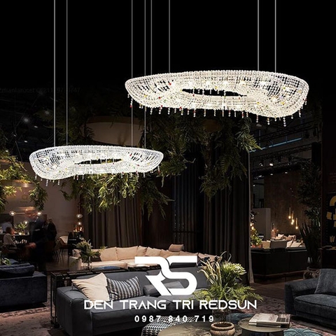 Đèn Thả Pha Lê Phòng Khách, Bàn Ăn, Bàn Đảo Hiện Đại TPL071