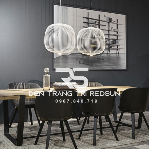 Đèn Thả Lồng Sắt Phong Cách Bắc Âu CDT-T041 Dáng B