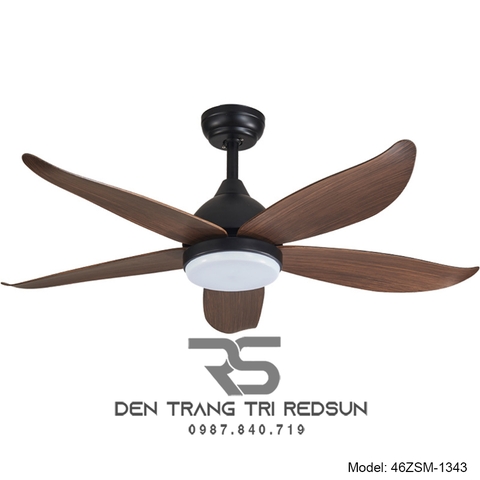 Quạt Trần Đèn Trang Trí Phòng Khách, Phòng Ngủ - 46ZSM-1343