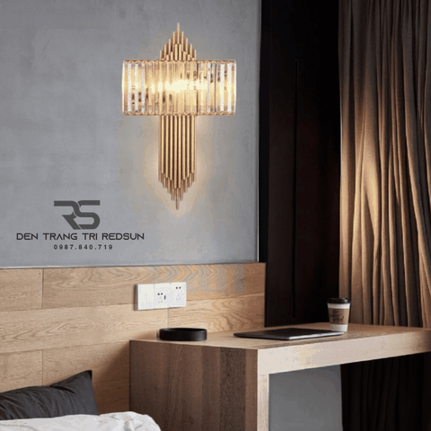 Đèn Tường Pha Lê Trang Trí Phòng Khách, Phòng Ngủ, Phòng Ăn Hiện Đại DT-C6663S