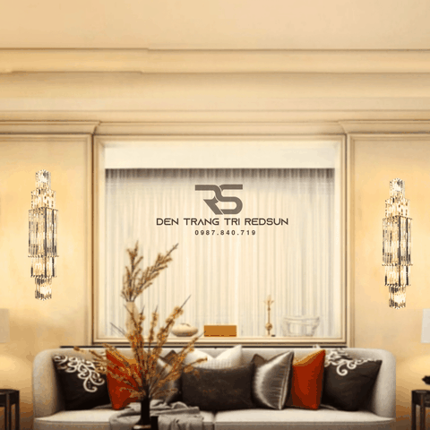 Đèn Tường Pha Lê Trang Trí Phòng Khách, Phòng Ngủ, Phòng Ăn Hiện Đại DT-C6891