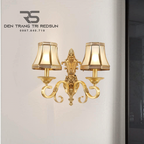 Đèn Tường Nến Chất Liệu Đồng Phong Cách Cổ Điển DT-C6024