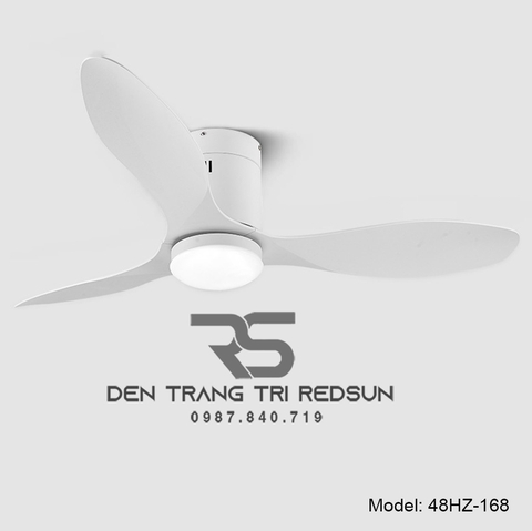 Quạt Trần Đèn Trang Trí Phòng Khách, Phòng Ngủ - 48HZ-168