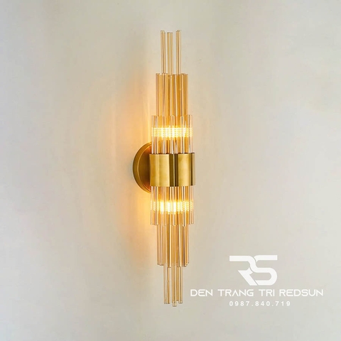 Đèn Tường Trang Trí Phòng Khách, Phòng Ngủ, Cầu Thang Phong Cách Bắc Âu Chất Liệu Pha Lê DTP-005