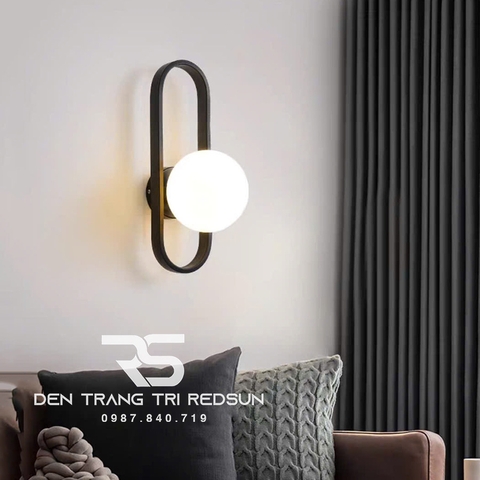 Đèn Tường Trang Trí Phòng Khách, Cầu Thang Chao Thuỷ Tinh DT-109