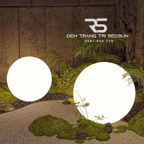 Đèn Sân Vườn Cảnh Quan Ngoài Trời Cầu LED Chất Liệu Nhựa PE DSV-003