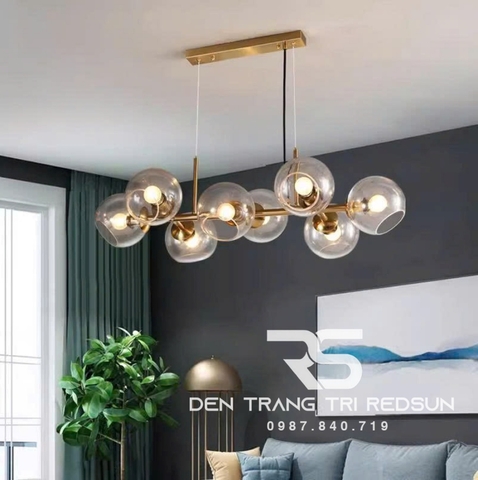 Đèn Thả Bàn Ăn Hiện Đại Phong Cách Bắc Âu Choá Thuỷ Tinh DC-1007