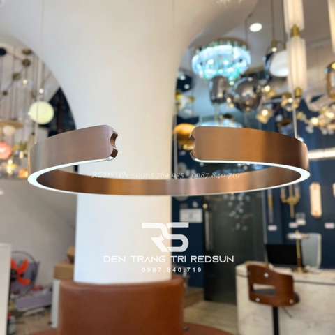 Đèn Thả Bàn Ăn, Bàn Đảo Hiện Đại Led Ring Vòng Khuyết Cảm Ứng Chuyển Động CDT-BTHD7070T