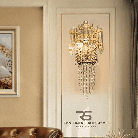 Đèn Tường Pha Lê Trang Trí Phòng Khách, Phòng Ngủ, Phòng Ăn Hiện Đại DT-C6719