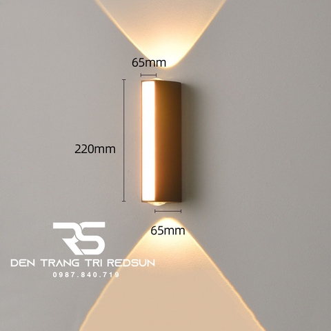 Đèn Led Tường Trang Trí Ngoài Trời, Phòng Khách, Phòng Ngủ, Cầu Thang Hiện Đại DT-CB111B