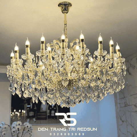Đèn Chùm Pha Lê Phòng Khách, Trung Tâm Hội Nghị, Khách Sạn, Phong Cách Cổ Điển DC5285T