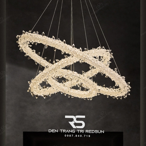 Đèn Chùm Pha Lê Lắp Phòng Khách, Phòng Ăn Hiện Đại DC-1043