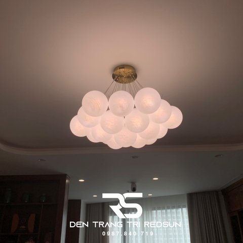 Đèn Chùm Phòng Khách Hiện Đại Bắc Âu Bong Bóng DC-L057
