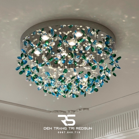 Đèn Thả Trần Lắp Phòng Khách, Phòng Ngủ, Bàn Ăn, Thông Tầng Cầu Thang Hiện Đại Cánh Hoa Bay HTK065