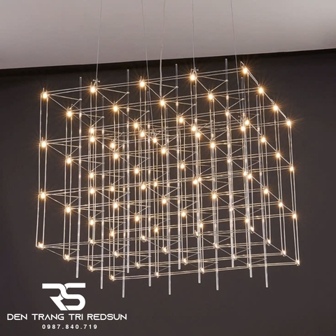 Đèn Chùm Lắp Thông Tầng, Sảnh Khách Sạn Phong Cách Bắc Âu Hiện Đại Bầu Trời Đầy Sao DC-T086