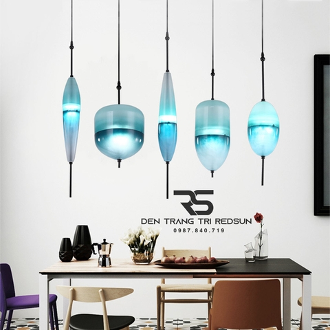 Đèn Thả Phòng Khách, Phòng Ngủ, Bàn Ăn Phong Cách Bắc Âu Hiện Đại Chao Thủy Tinh CDT-T073
