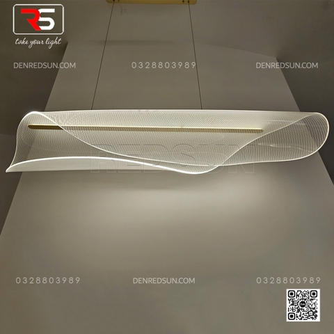 Đèn Thả Lá Lắp Bàn Ăn, Bàn Đảo Phong Cách Bắc Âu Hiện Đại Chất Liệu Acrylic Cao Cấp MA05642P-001