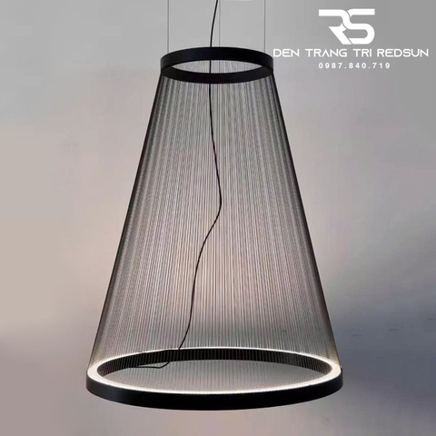 Đèn Lồng Thả Bắc Âu Hiện Đại Lắp Phòng Khách, Thông Tầng, Cầu Thang Dáng Hình Nón DC-T115 (Dáng A)