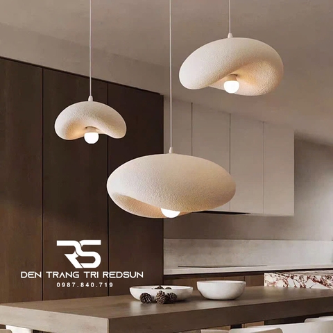Đèn Thả Trần Phòng Khách, Phòng Ăn, Phòng Ngủ Hiện Đại Phong Cách Nhật Bản Wabi-sabi CDT-T074