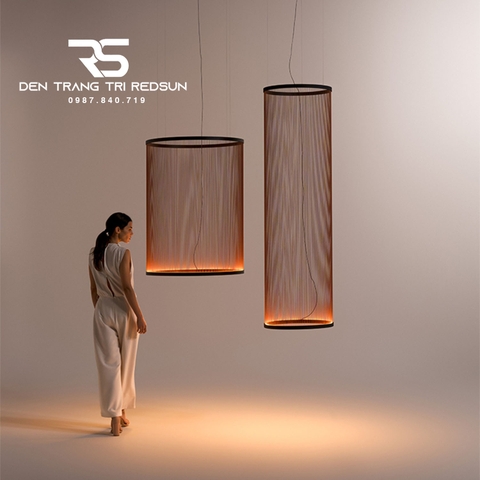 Đèn Lồng Thả Bắc Âu Hiện Đại Lắp Phòng Khách, Thông Tầng, Cầu Thang Dáng Hình Trụ DC-T115 (Dáng B)