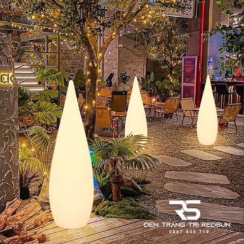Đèn Sàn Hiện Đại Trang Trí Trong Nhà, Sân Vườn Cảnh Quan Ngoài Trời Hình Giọt Nước DS2054