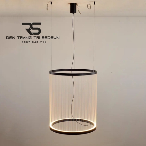 Đèn Lồng Thả Bắc Âu Hiện Đại Lắp Phòng Khách, Thông Tầng, Cầu Thang Dáng Hình Trụ DC-T115 (Dáng B)